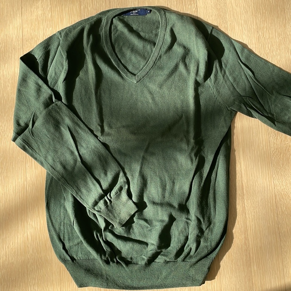 Green J. Crew Sweater, Size M